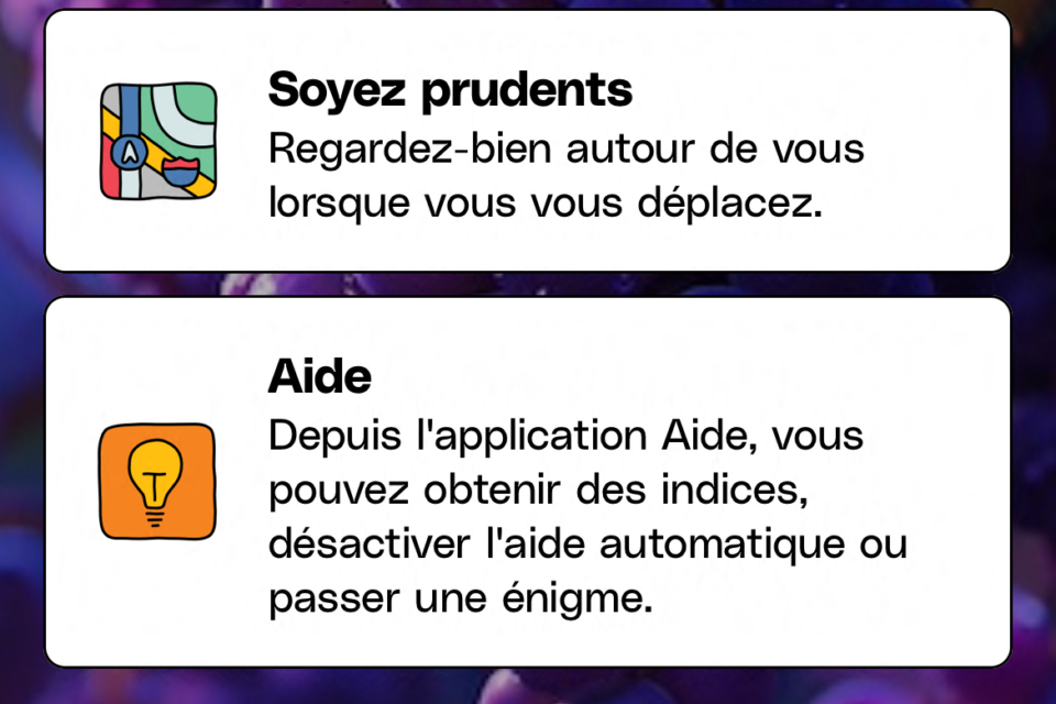 Le jeu récrée une interface mobile complète, directement depuis l'application. 