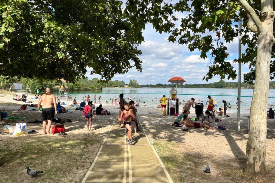 La Ramée plage, le spot de baignade surveillée le plus proche du Capitole.