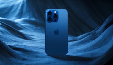 Illustration de l'iPhone 17 Pro avec son design innovant et son module caméra rectangulaire. Image réalisée par IA.
