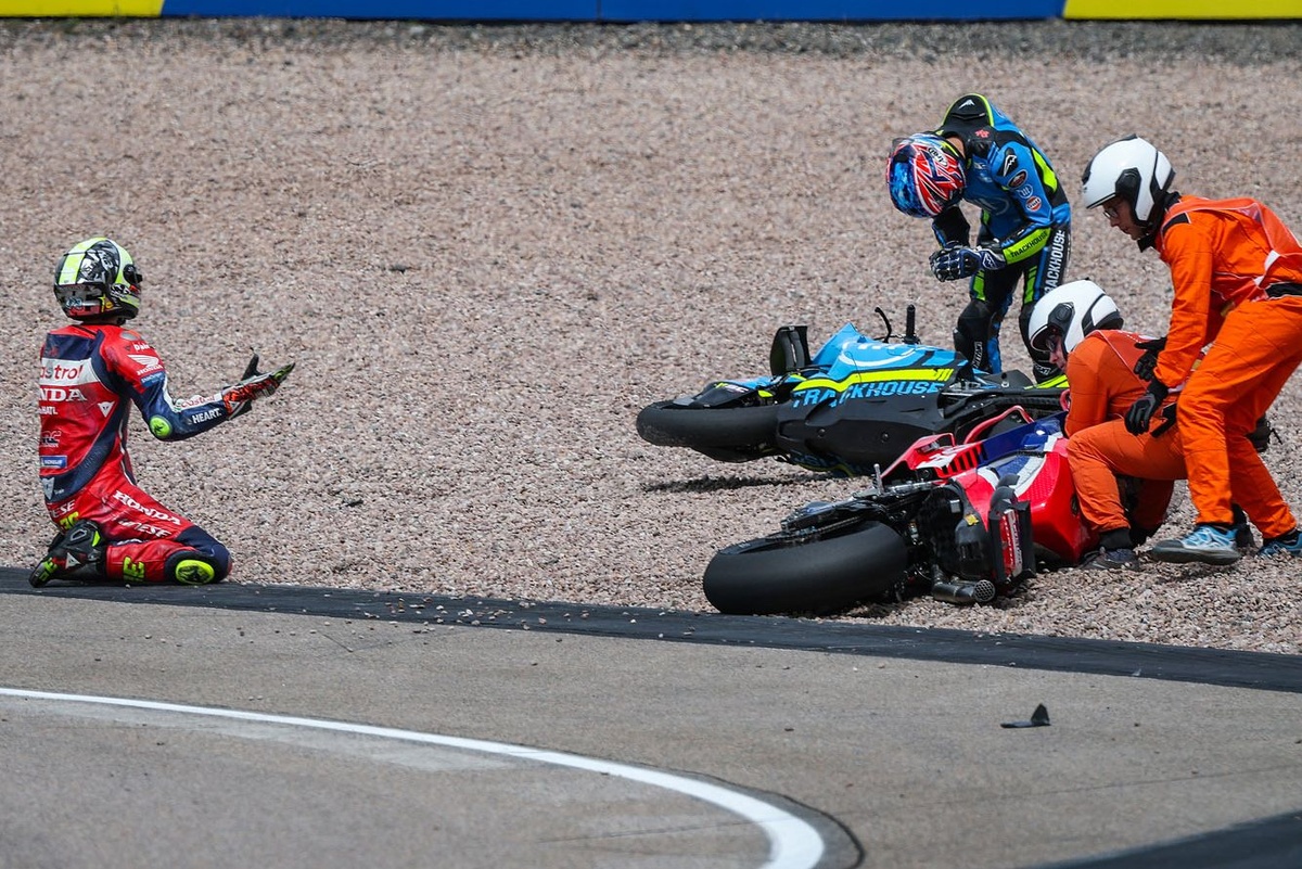 Pourquoi y a-t-il eu tant de chutes au GP d'Allemagne ?