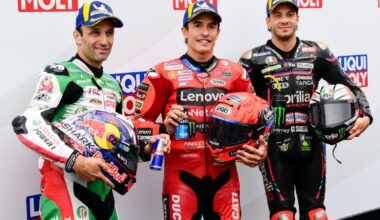 La grille de départ de la course principale au GP d'Allemagne MotoGP