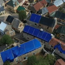 La commune de Nadaillac en Dordogne dévastée deux fois en moins d'un mois par de violents orages