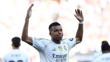 Kylian Mbappé avec le Real Madrid, le 5 juillet 2025.