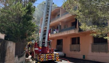 Un feu d'appartement est en cours à Martigues, au moins deux appartements détruits