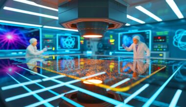 Illustration de la transformation potentielle du magnésium en supraconducteur grâce au confinement quantique. Image réalisée par IA.