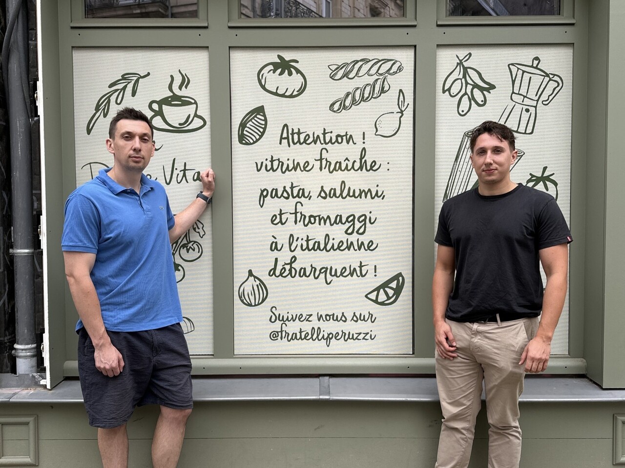 gérants de deux restaurants à Rennes, ils vont ouvrir une épicerie italienne