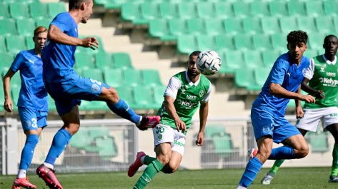 Le 12 juillet dernier contre Troyes en match amical, les voiles ont été retirées.  Photo Charly Jurine