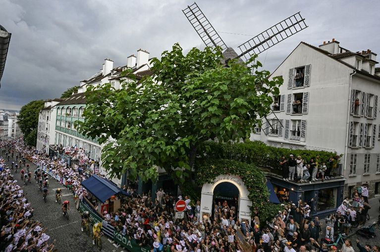 Le Moulin de la Galette à Montmartre - AFP