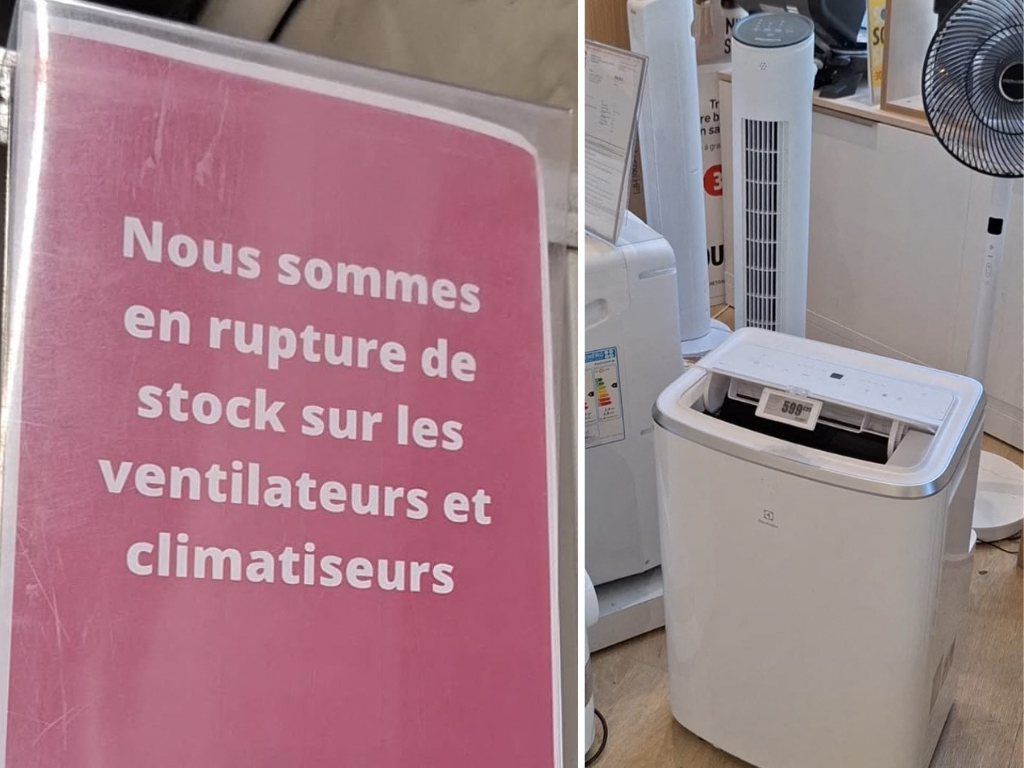 Canicule à Lyon. Ventilateurs, clim... les ruptures de stock s'enchaînent : "On n'a plus rien"