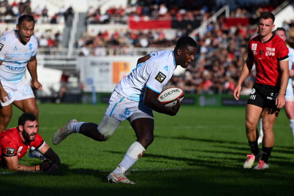 Maël Moustin, à son avantage avec Montpellier, a manqué la tournée avec les Bleus pour cause de blessure.
