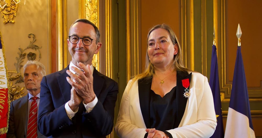 Membre de la diaspora corse de Marseille, Catherine Pila a été décorée des insignes de chevalier de la Légion d'Honneur