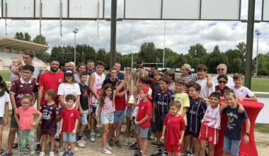 le rugbyman Ugo Boniface de retour à Casteljaloux avec la coupe d’Europe