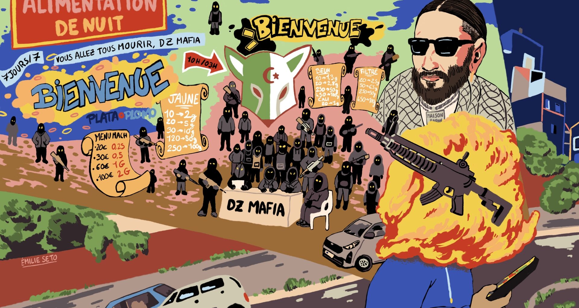 De quoi la DZ Mafia est-elle le nom ?