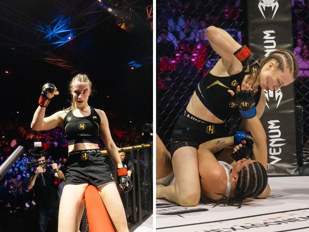 Paris. Tête bien faite, impériale au sol… Mathilde Aschenbrenner, professionnelle de MMA nouvelle génération