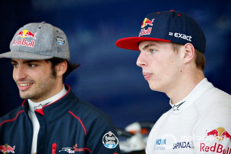 Carlos Sainz et Max Verstappen ont déjà fait équipe en F1 chez Toro Rosso, en 2015 et début 2016.