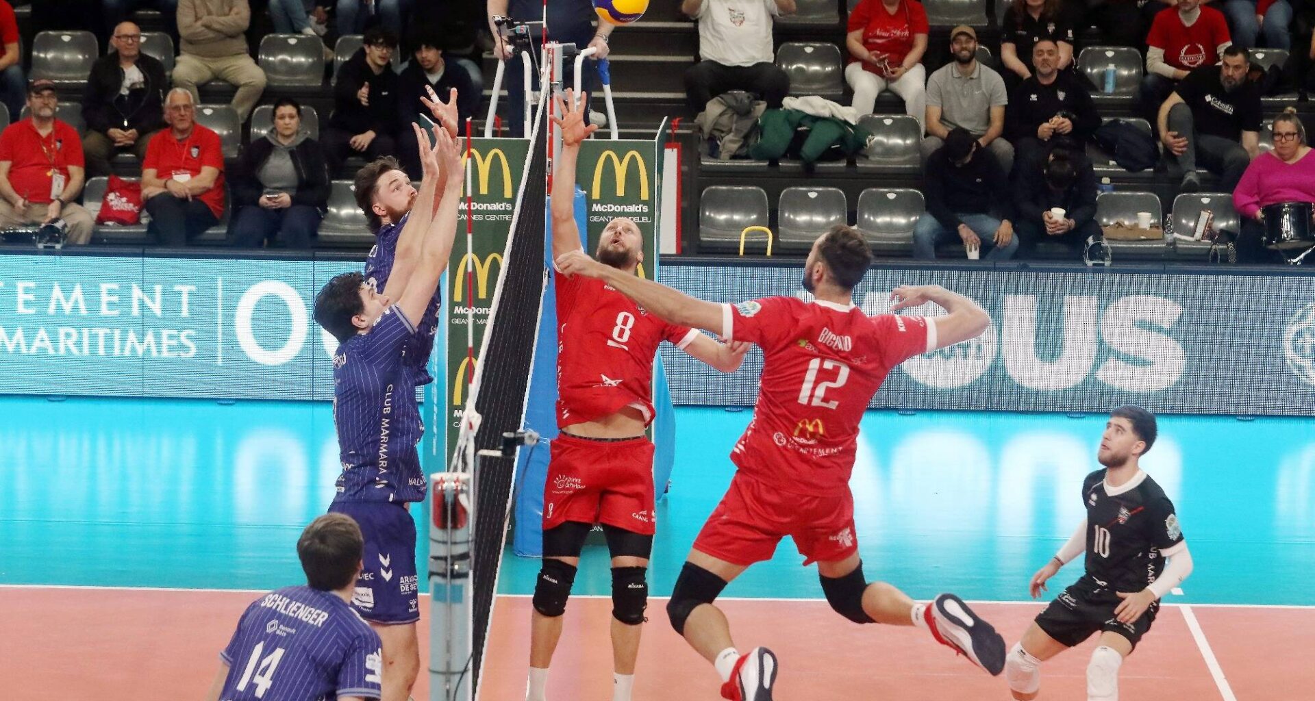 Soulagement pour le volley cannois: le RC Cannes et l’AS Cannes sont maintenus en élite