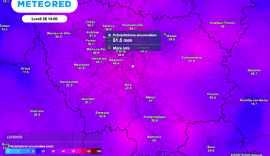 le modèle européen confirme les très fortes pluies à Paris et en Île-de-France ! À quoi faut-il s'attendre ?