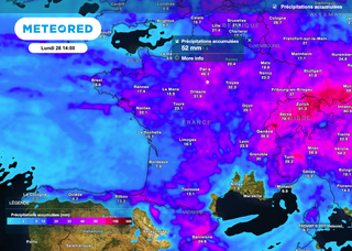 Météo : plus de 50 L/m² sous les orages forts, avec grêle et vent, une grande partie de la France en vigilance jaune !