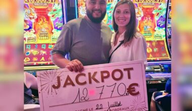 Venu à Bordeaux pour préparer l’arrivée de son bébé, un couple décroche le jackpot au casino