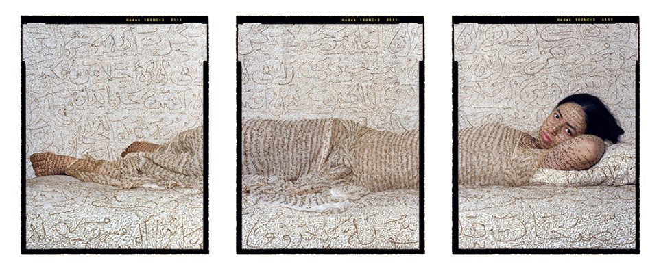 Lalla Essaydi, Reclining Odalisque