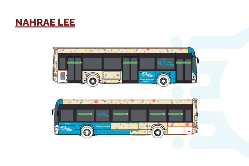 Nahrae Lee a quant à elle imaginé le bus comme une architecture nomade, toujours en mouvement.
