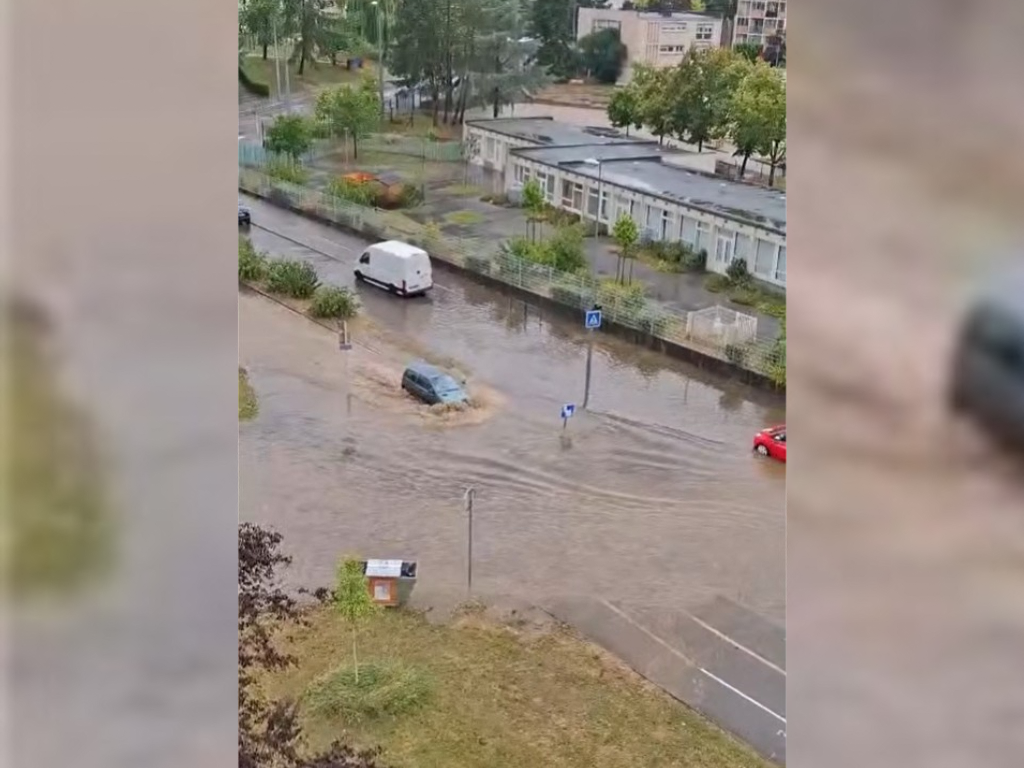 les images de l'orage qui a frappé Nancy