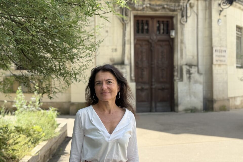 Nathalie Perrin-Gilbert, candidate à la mairie de Lyon.