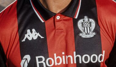 Le nouveau maillot domicile de l’OGC Nice