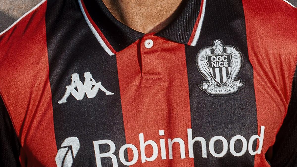 Le nouveau maillot domicile de l’OGC Nice
