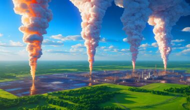 Illustration de la détection des fuites de méthane depuis l'espace, générée par intelligence artificielle.