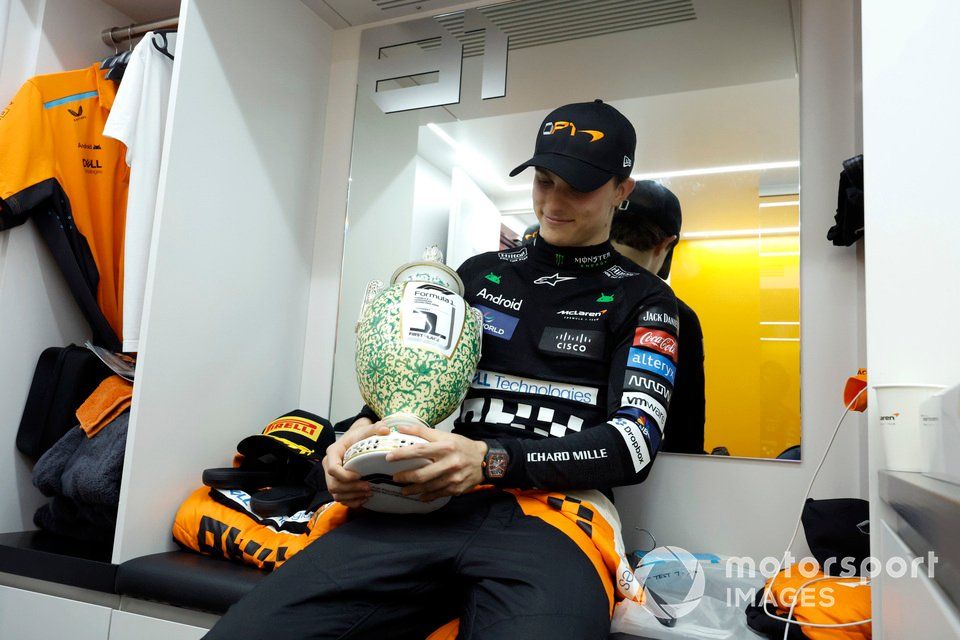 Oscar Piastri a remporté son tout premier GP en F1 l'an passé au Hungaroring.