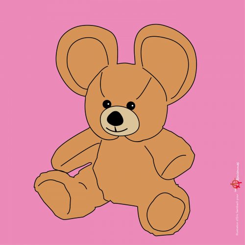 Ourson coiffe alsacienne