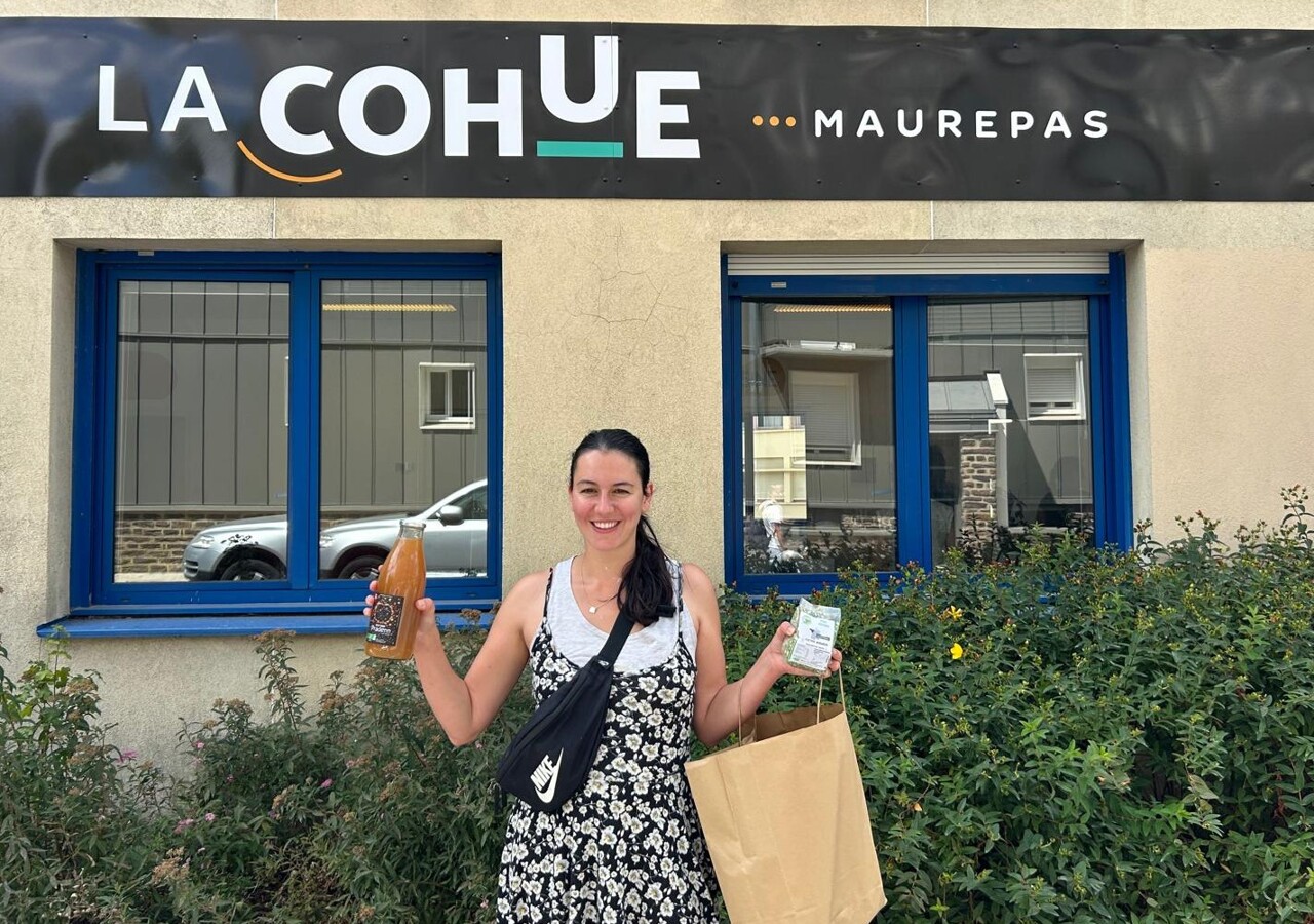 "Ça permet de manger sainement", confie cette jeune maman