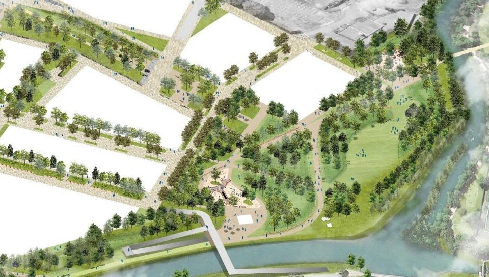 Le futur parc du projet urbain Archipel 2 situé au coeur du Wacken s'inscrit dans une démarche de valorisation de la ceinture verte.