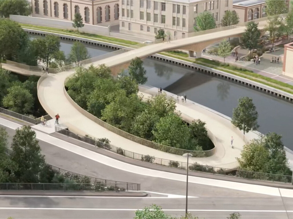 VIDÉO. Découvrez la passerelle géante qui reliera le parc de la Pépinière à ce quartier de Nancy