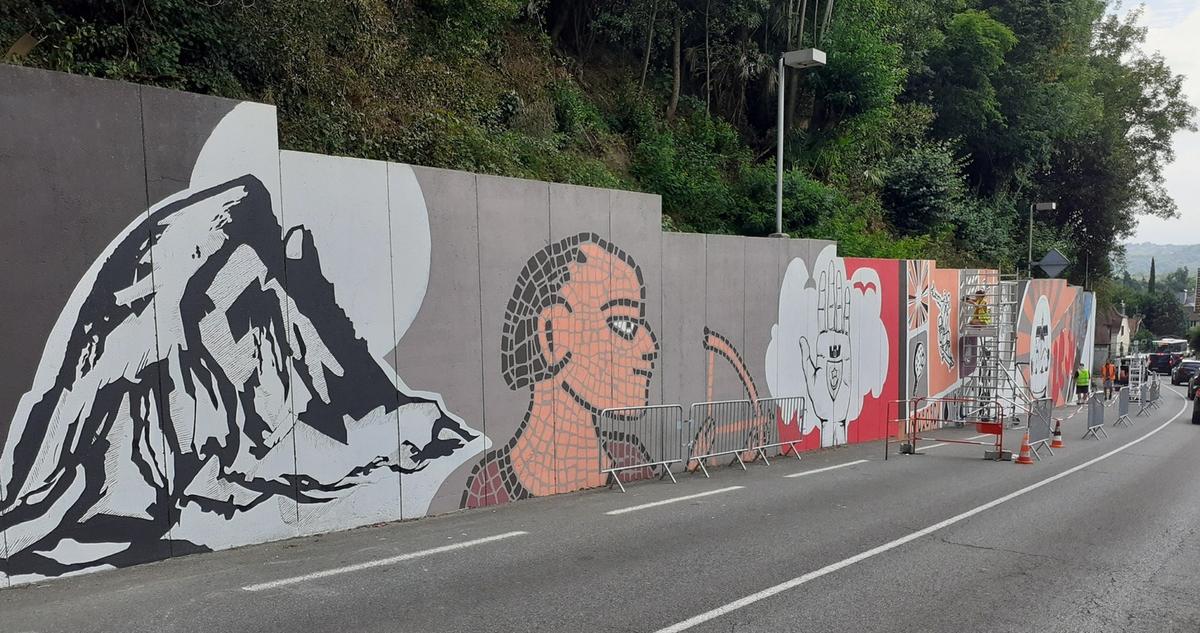 Un nouveau visage pour cette rue très passante.