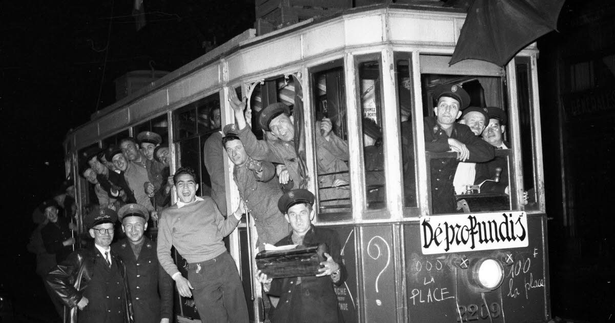 En images. Variole, grève des bus, vogue de Perrache... Dans les archives du Progrès à Lyon en 1955