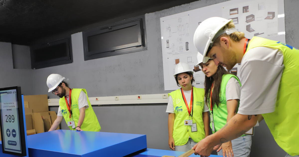 pour découvrir les métiers du bâtiment en s’amusant