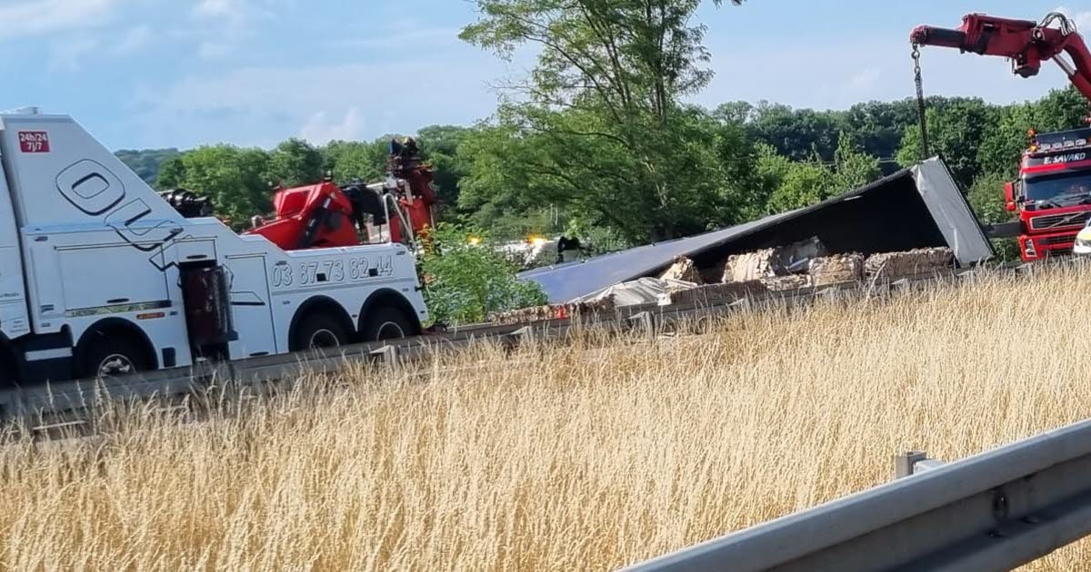 deux accidents impliquant des camions, bouchon de Fey vers Nancy, le trafic à repris à Richemont