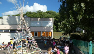 la cour d’école repensée pour le climat