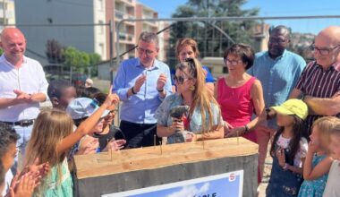 l’extension de l’école élémentaire de la Vivaraize dans les clous