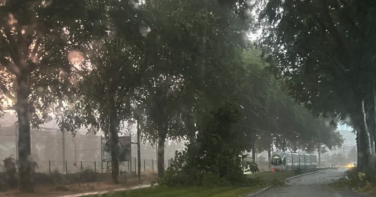 les orages frappent Lyon et le sud du Rhône