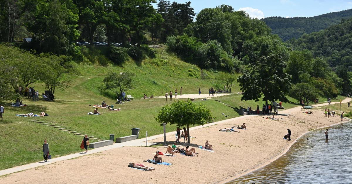 la baignade autorisée sept jours sur sept