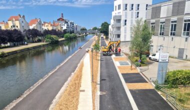 Nancy. Une nouvelle rue piétonne bientôt terminée et inaugurée au bord du canal