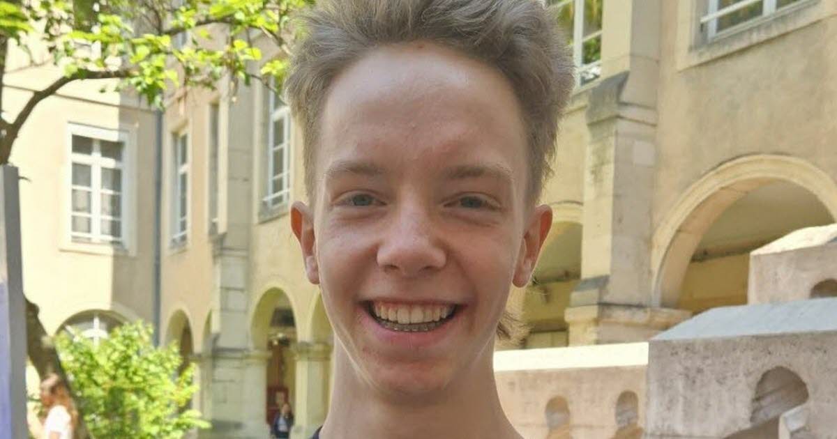 Nancy, lycée Henri-Poincaré | Bac 2025 Mention Très Bien. Aliocha Reinert, 17 ans, bac technologique