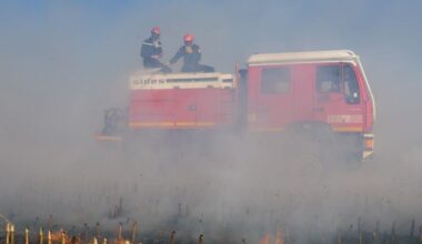 l'incendie détruit 1,5 hectare de champ