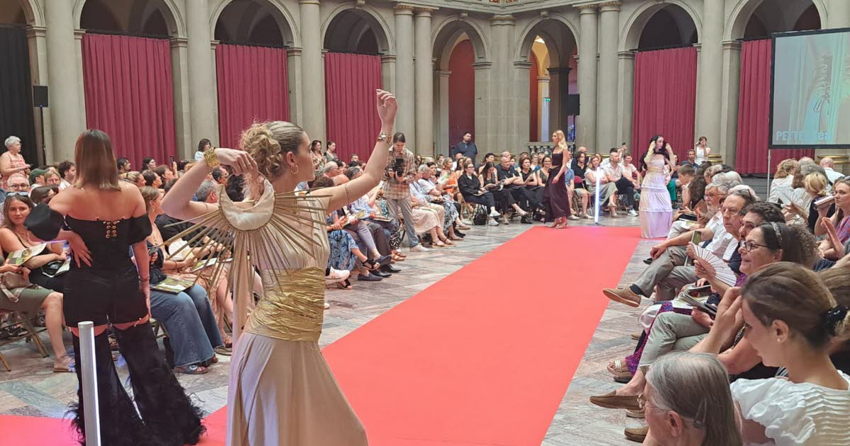 Strasbourg. Créateurs et mannequins de l’ORT sous les ors du Palais U