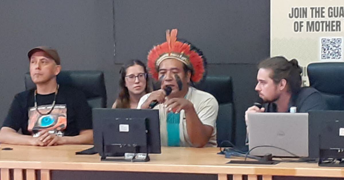 Nancy. Tau Metuktire, petit fils de Raoni, invité par l’école forestière AgroParisTech