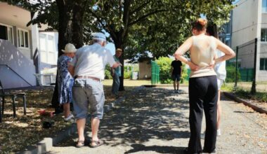 Saint-Étienne/La Terrasse. Les générations rassemblées pour discuter et jouer à la résidence La Terrasse