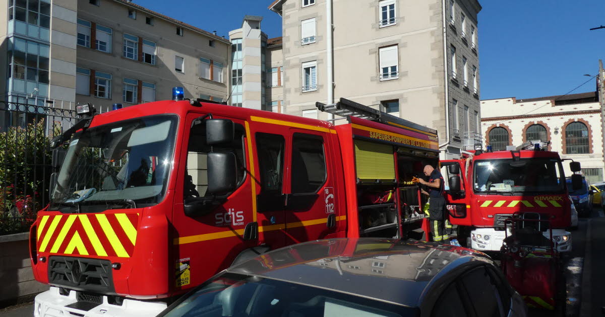 Loire. Quatre personnes évacuées à l’hôpital après un incendie à Saint-Chamond
